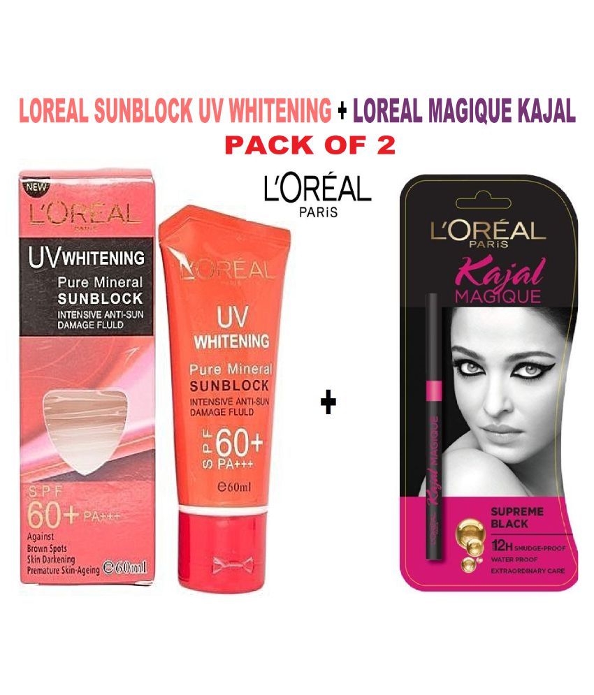 loreal uv whitening pure mineral sunblock