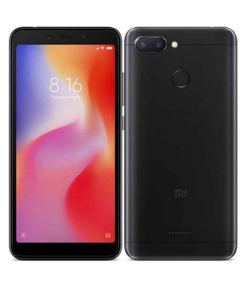 Redmi REDMI-6 ( 64GB , 3 GB ) Black Mobile Phones Online at Low Prices