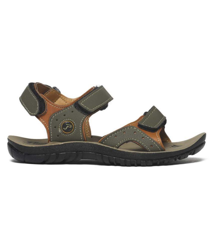 Boys Olive Green Casual Sandals Price in India- Buy Boys Olive Green ...