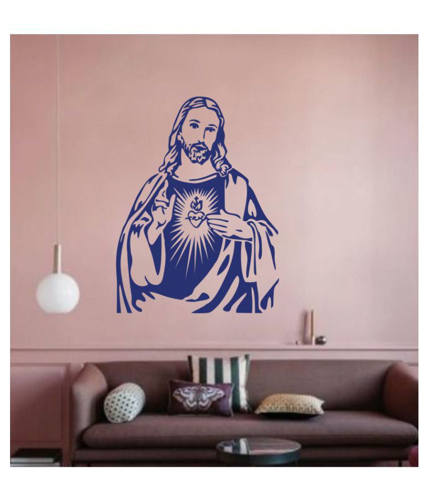    			Decor Villa Jesus christ Religious & Inspirational Sticker ( 78 x 58 cms )