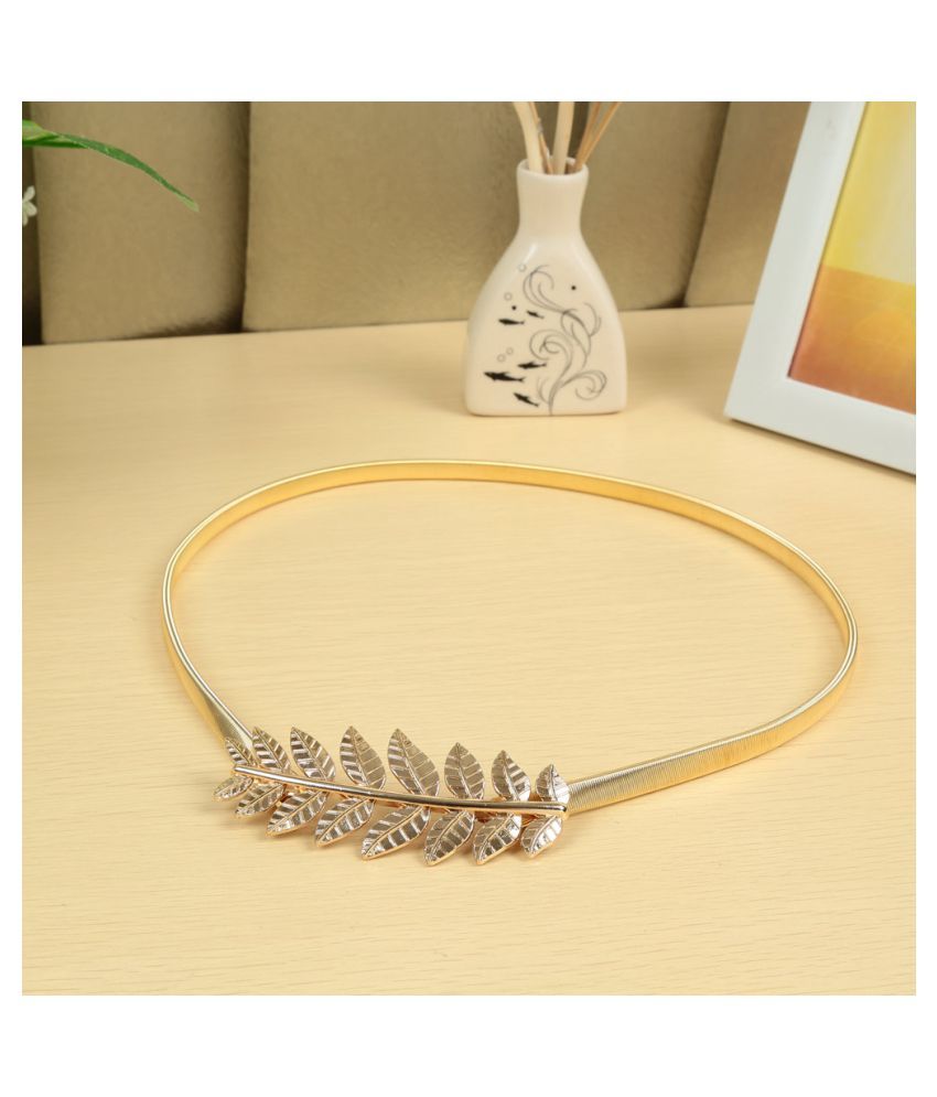 gold metal waist belt online india