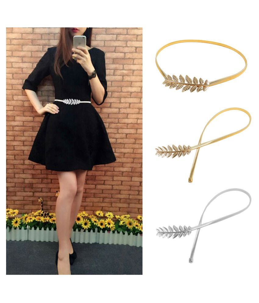 gold metal waist belt online india