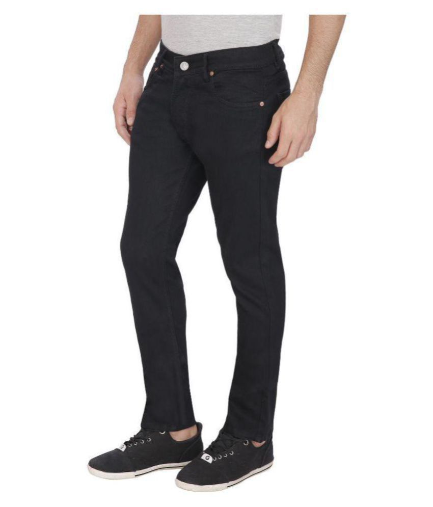 levi's black jeans slim fit