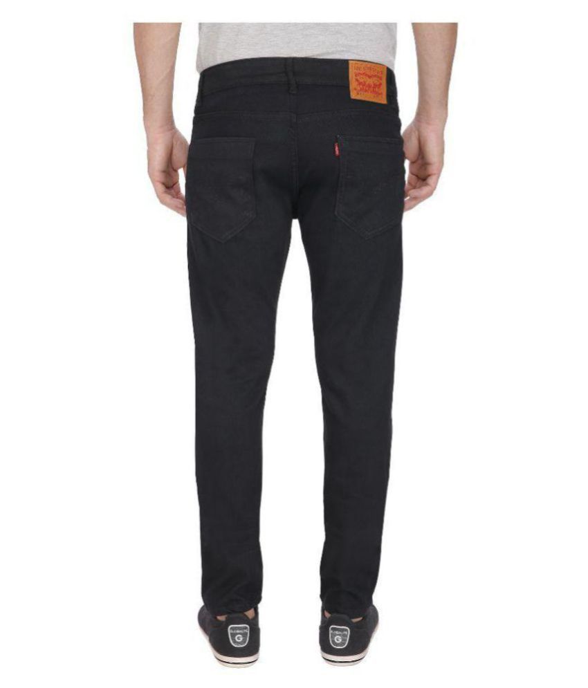 levi's black jeans slim fit