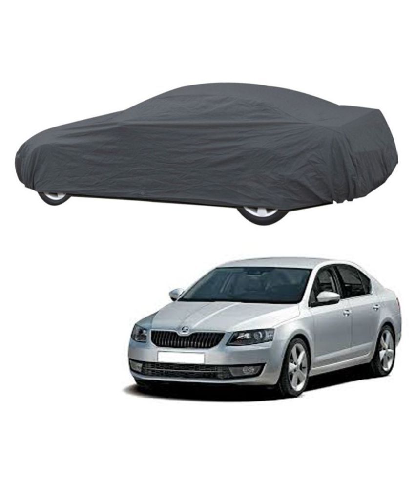     			Autoretail Grey Color Dust Proof Car Body Polyster Cover Polyster For Skoda Octavia
