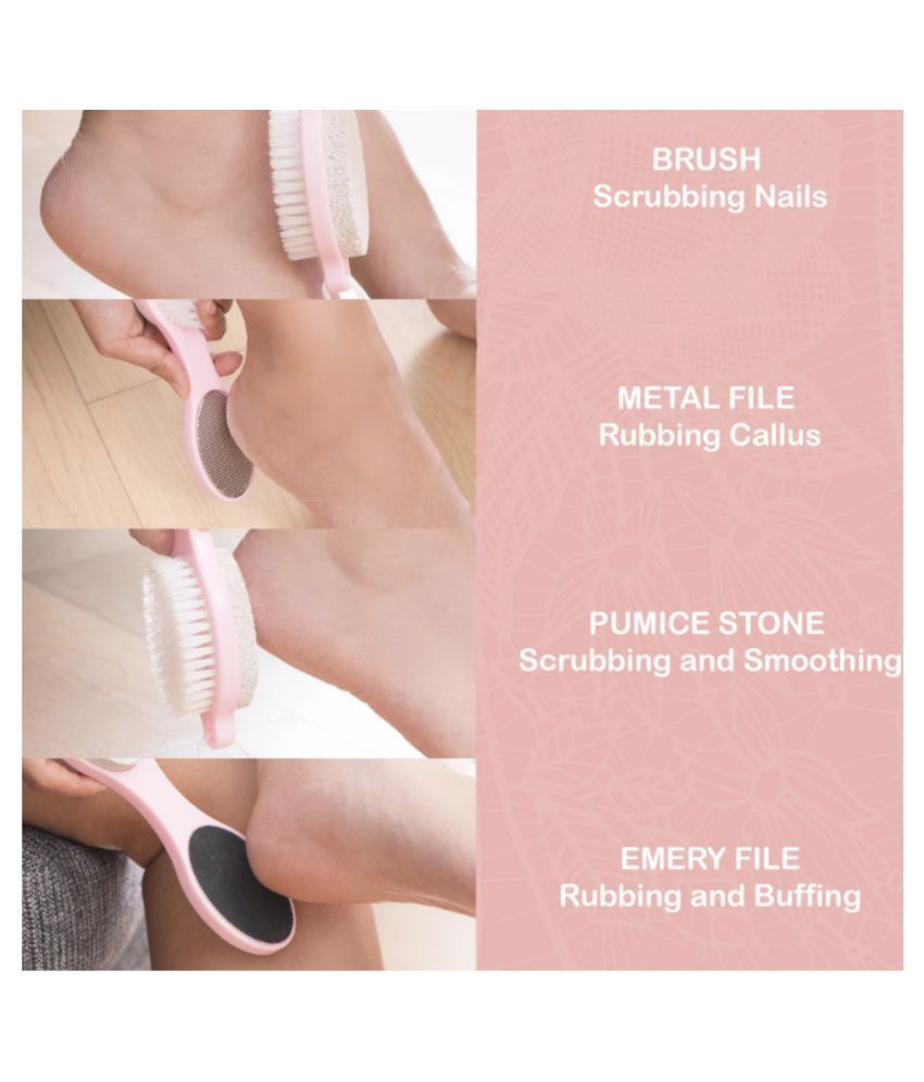 DEVISTIC SALES 4 In 1 Foot File With Pedicure And Manicure Brush Multi