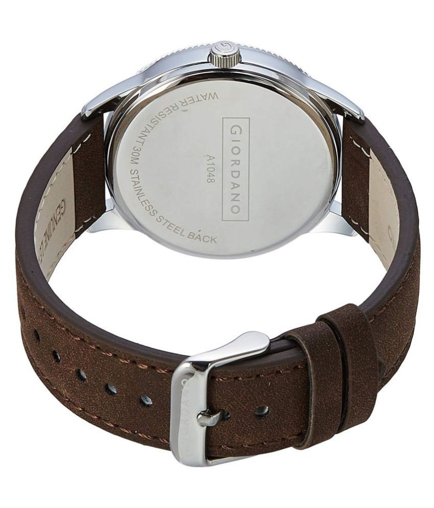 Giordano A1048-02 Leather Analog Men's Watch - Buy Giordano A1048-02 ...