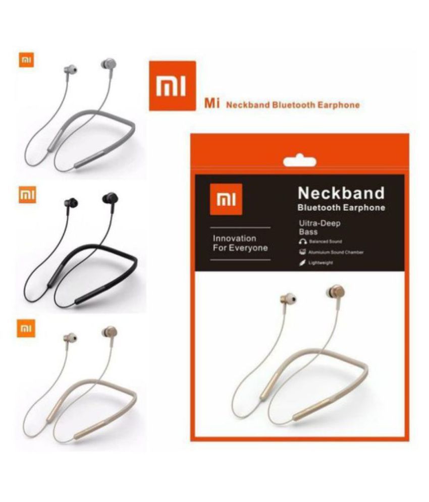 mi bluetooth earphone neckband