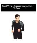 Just Rider Men's Tshirt Ultra Stretchable Compression Support Gym Work Out Body Building T-Shirt