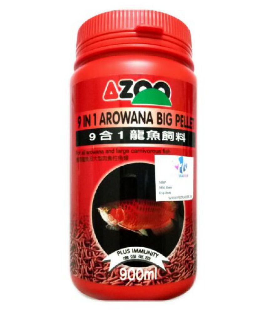     			* 900 ml 9 IN 1 AZOO AROWANA FOOD