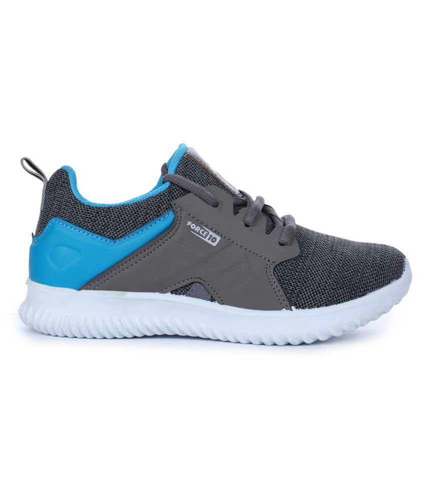 FORCE 10 By Liberty Gray Running Shoes Price in India- Buy FORCE 10 By Liberty Gray Running 