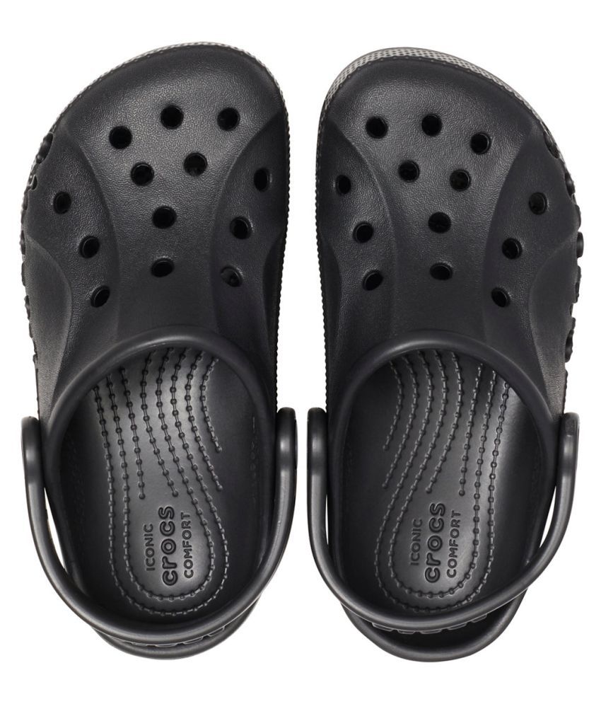 Crocs Baya Black Kids Clog Price in India- Buy Crocs Baya Black Kids ...