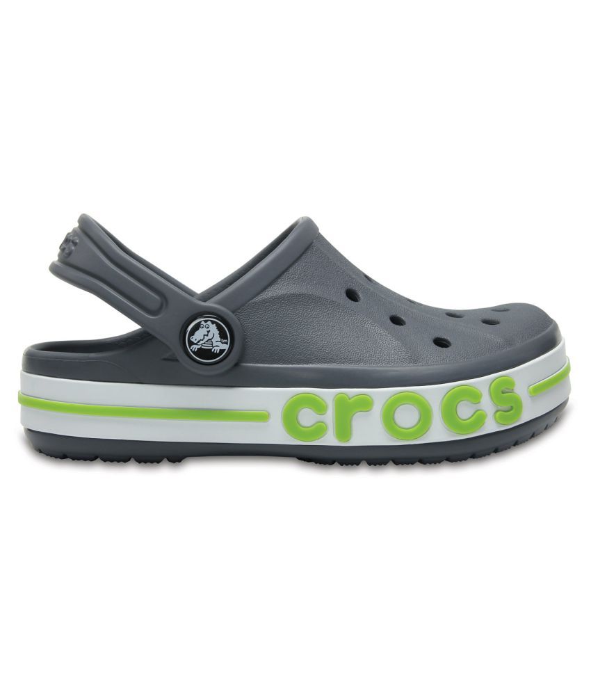 Grey crocs for kids Clearance