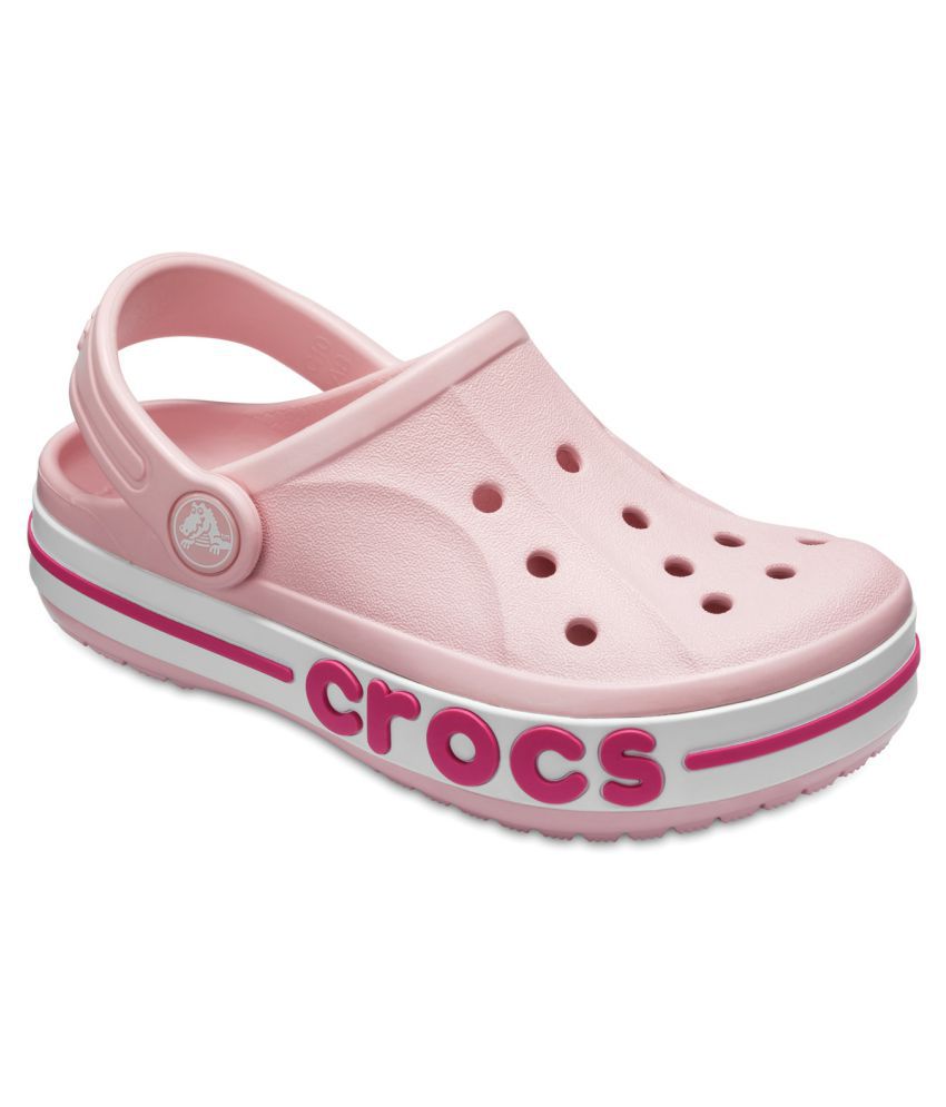 Crocs Bayaband Pink Kids Clog Price in India- Buy Crocs Bayaband Pink