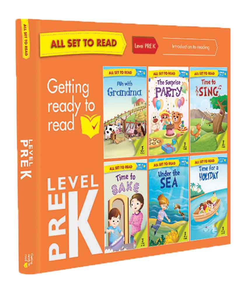     			All Set To Read Level Pre K Set Of 6 Books