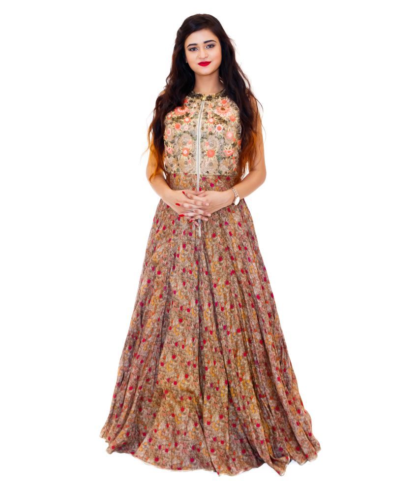 snapdeal evening gown