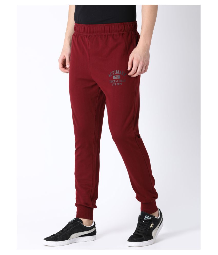 cotton blend joggers for men