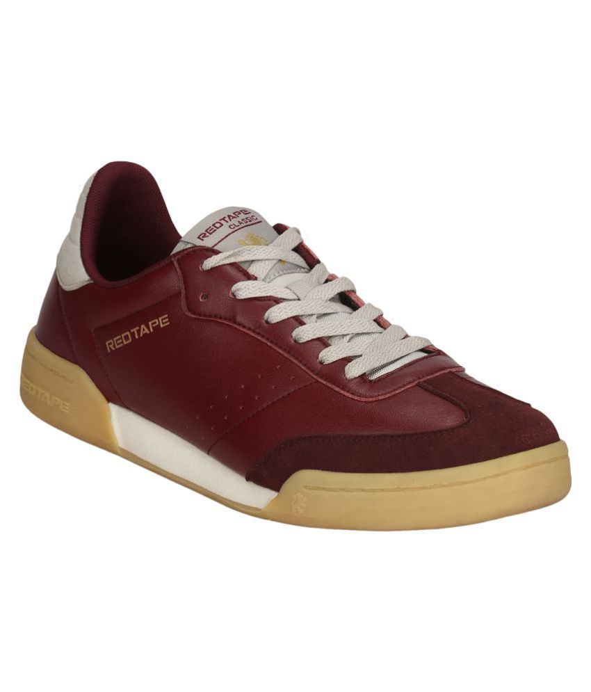 Red Tape Sneakers Maroon Casual Shoes 