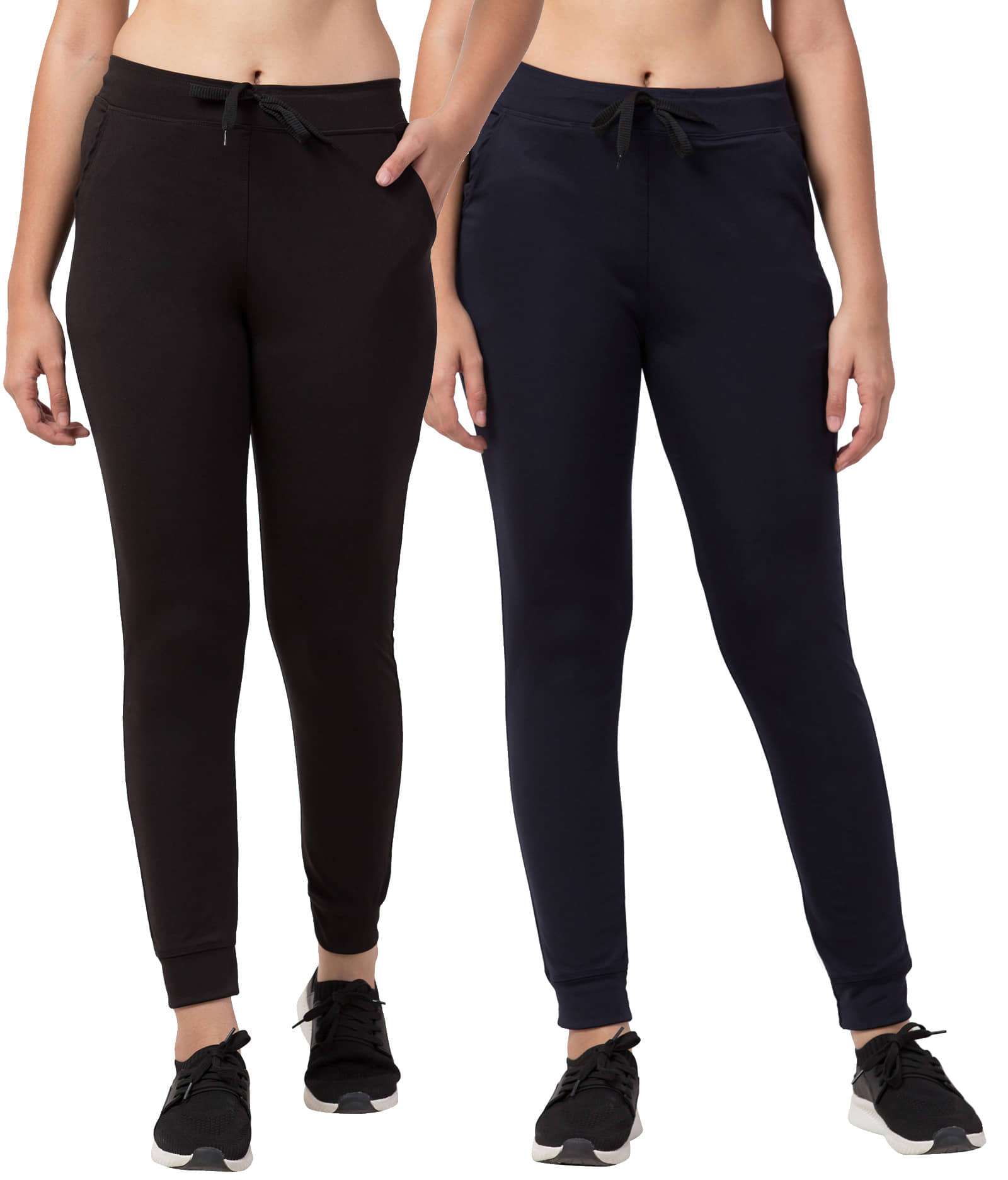 Buy BLUECON Multi Polyester Trackpants 