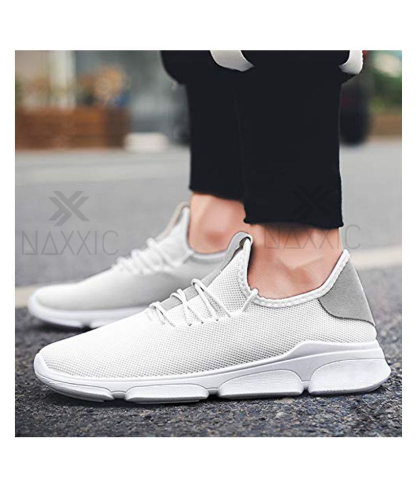 nicce white trainers