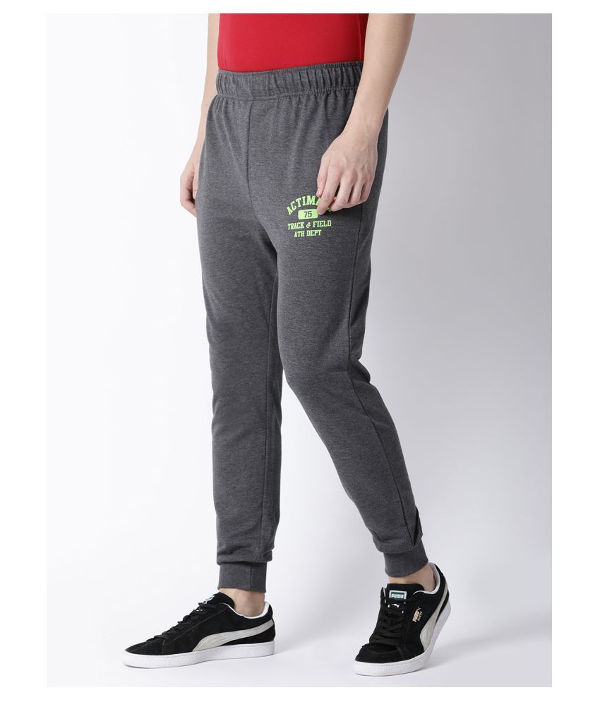 cotton blend joggers for men