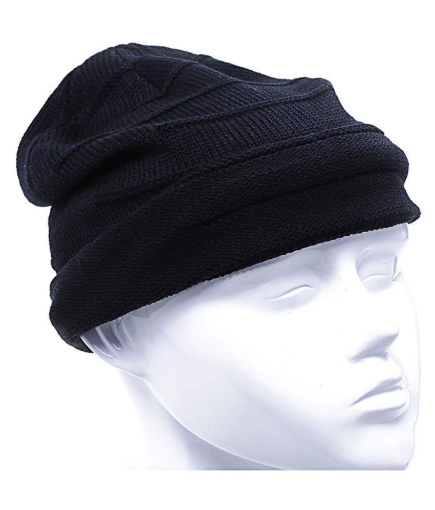 Winter Fashion Men's and Women's Bean-Bean Knit hat ski hat Warm Pure ...