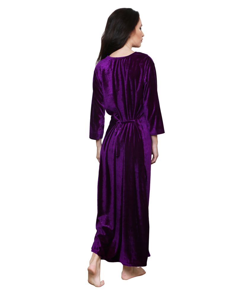 velvet nighty design