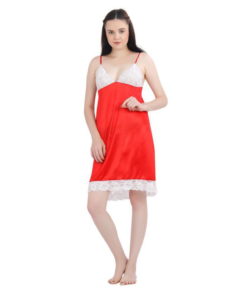 Buy Scarlet Secrets Satin Nighty & Night Gowns - Multi Color Online at Best Prices in India 