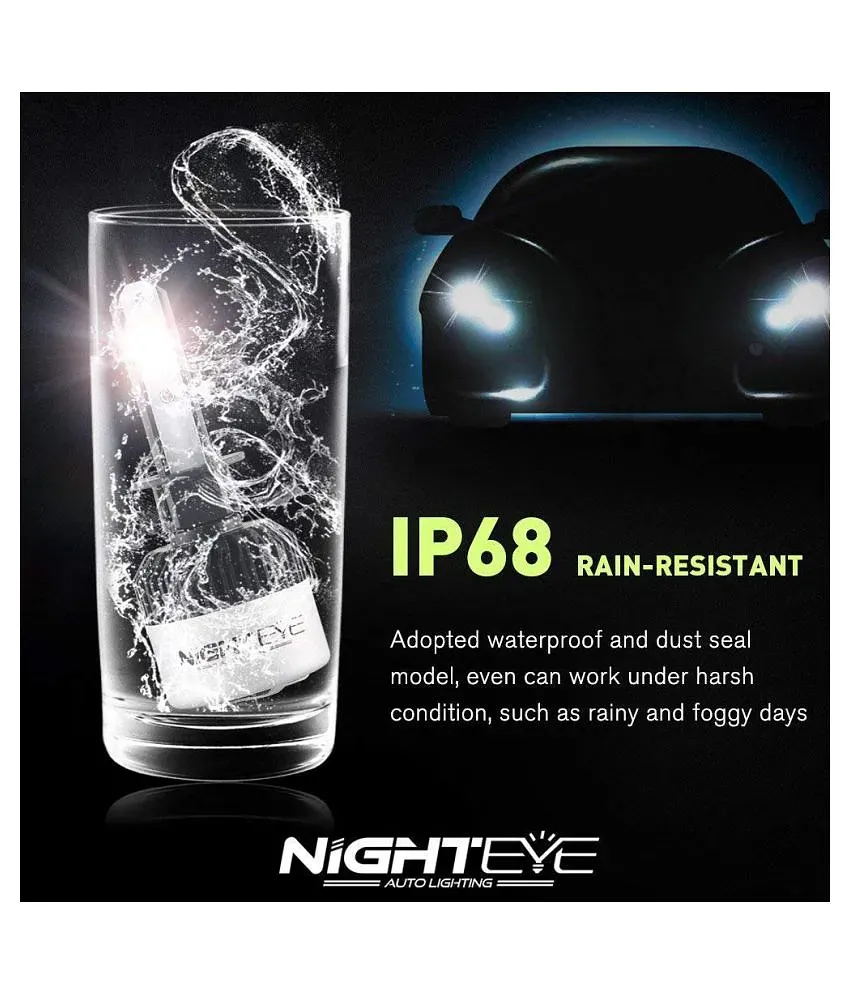 Buy NIGHTEYE LED Headlight Bulb for Car and Bike Online INDIA Rs 899/