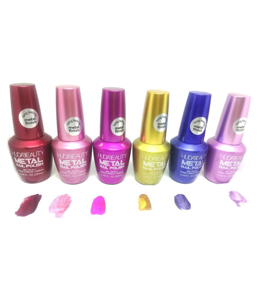 Makeup Fever HU-DA-B-E-A-U-T-Y Metal Glitter Nail Polish Multi Pack of 6 20  mL: Buy Makeup Fever HU-DA-B-E-A-U-T-Y Metal Glitter Nail Polish Multi Pack  of 6 20 mL at Best Prices in India -