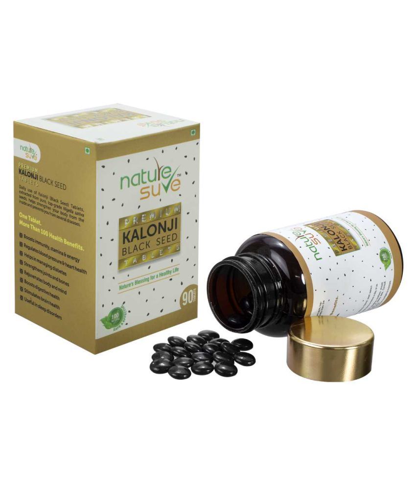     			Nature Sure Kalonji Tablets for Men and Women - 1 Pack (90 Tablets)