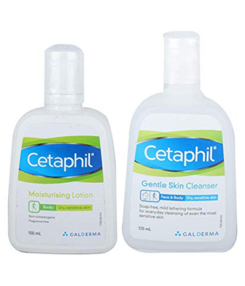     			Cetaphil Moisturizing Lotion + Gentle Skin Cleanser, 100 ml /125 ml