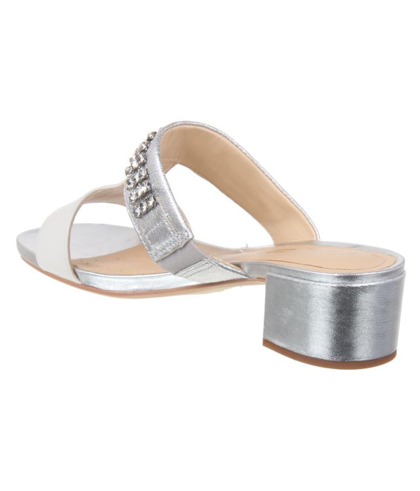 Clarks White Block Heels Price in India- Buy Clarks White Block Heels Online at Snapdeal