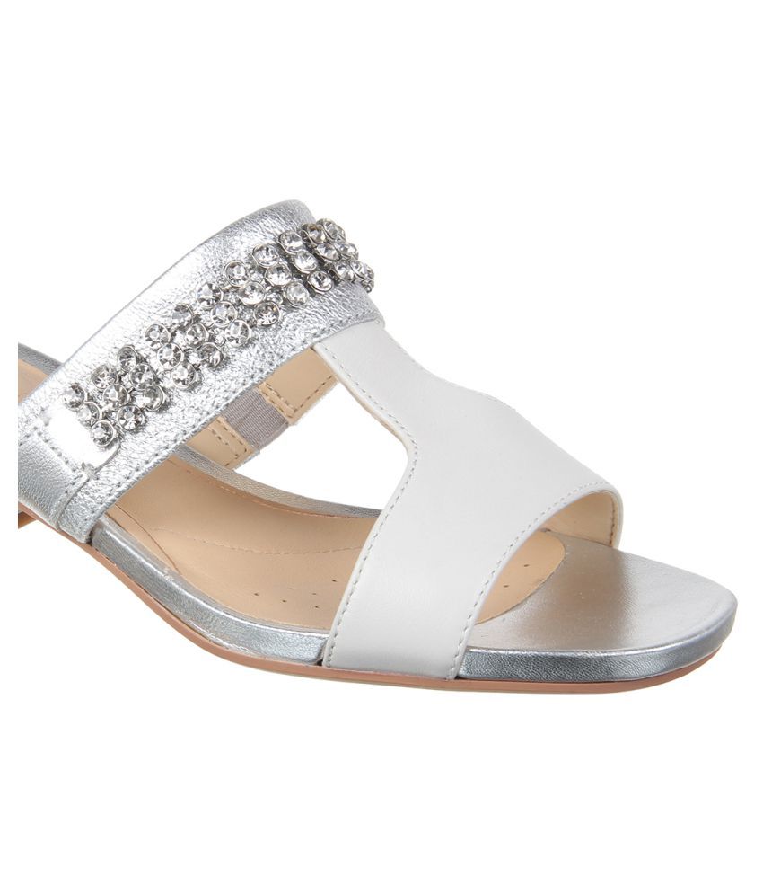 Clarks White Block Heels Price in India- Buy Clarks White Block Heels Online at Snapdeal