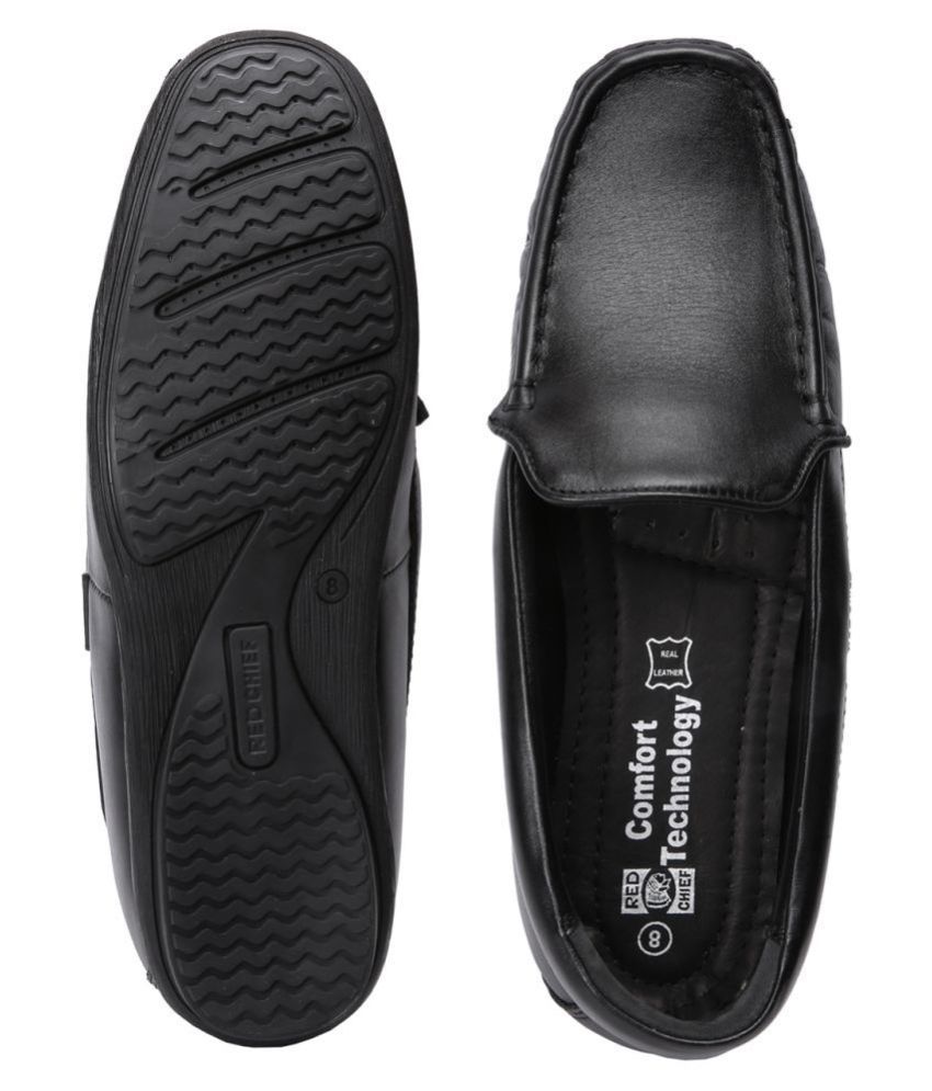 Red Chief Black Loafers - Buy Red Chief Black Loafers Online at Best ...