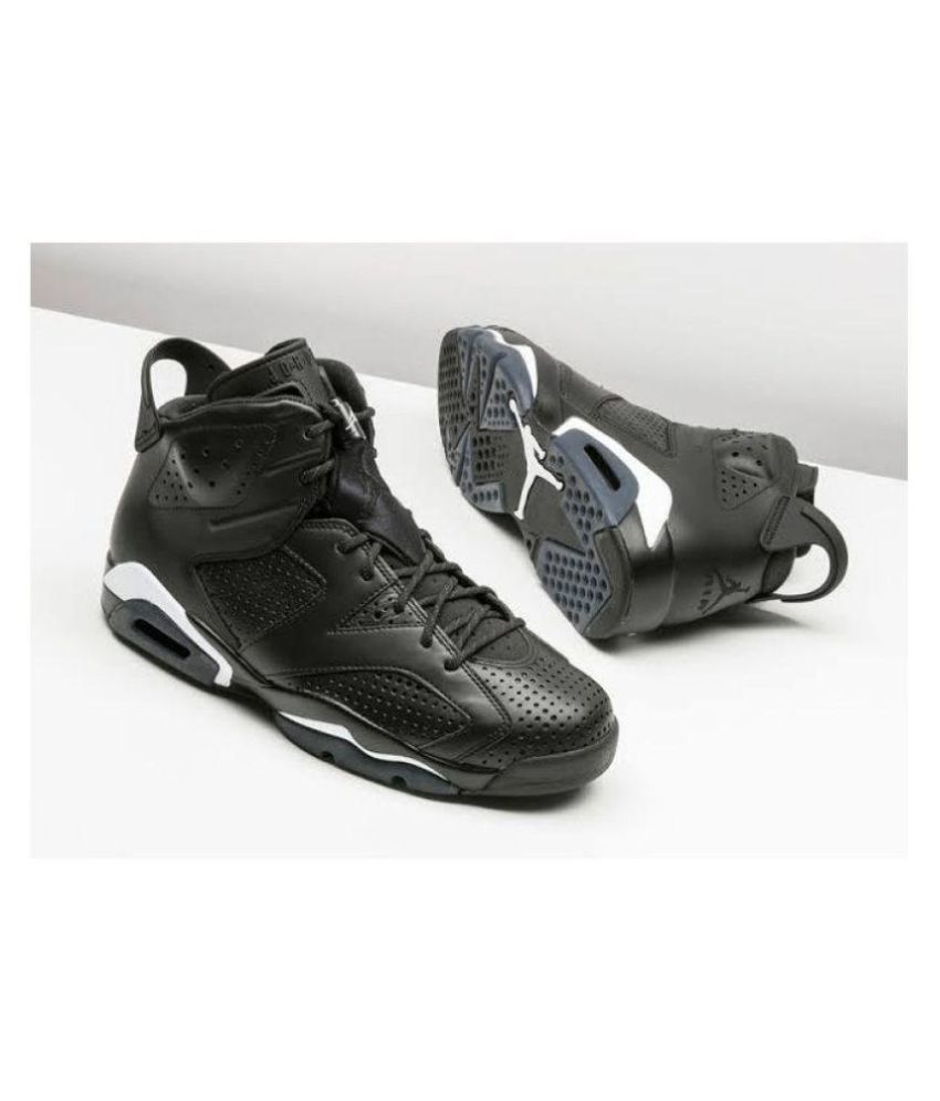 Nike retro 6 BLACK CAT Black Basketball Shoes Buy Nike retro 6 BLACK