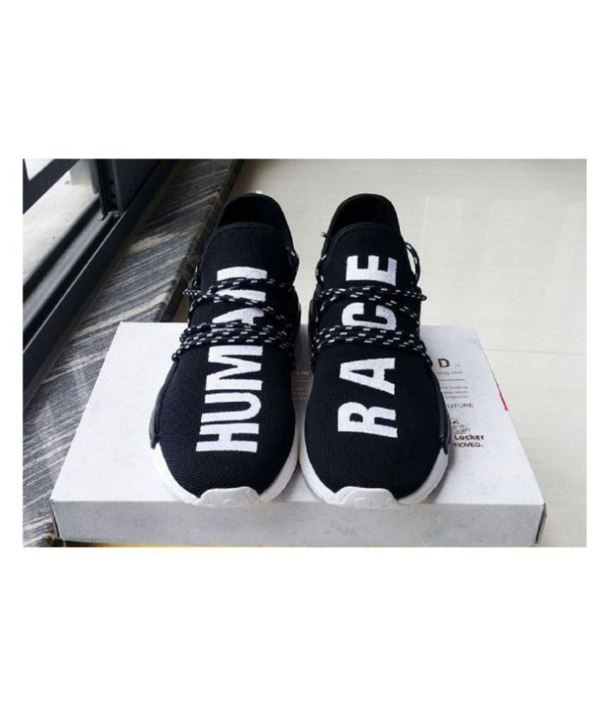 black human race shoes