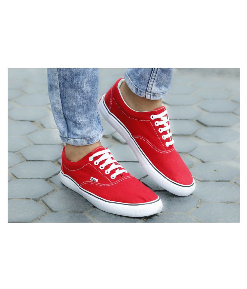 VANS Lifestyle Red Casual Shoes - Buy 
