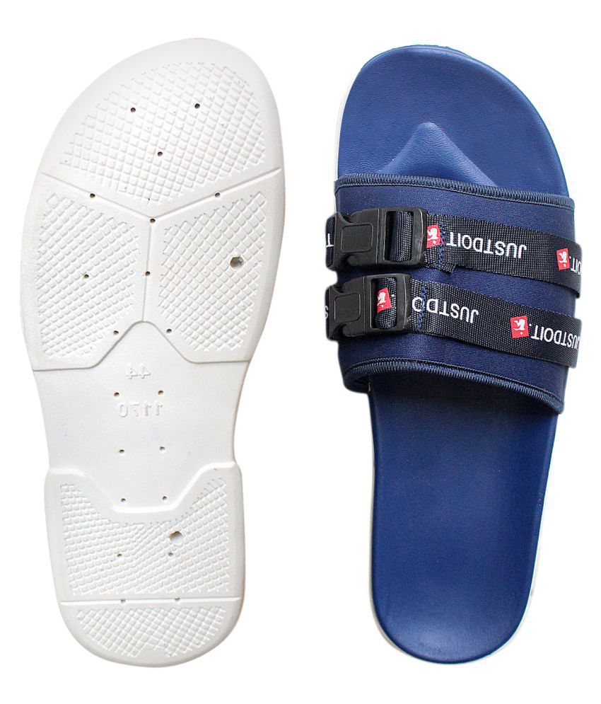 Download Stylish Blue Slide Flip flop Price in India- Buy Stylish ...