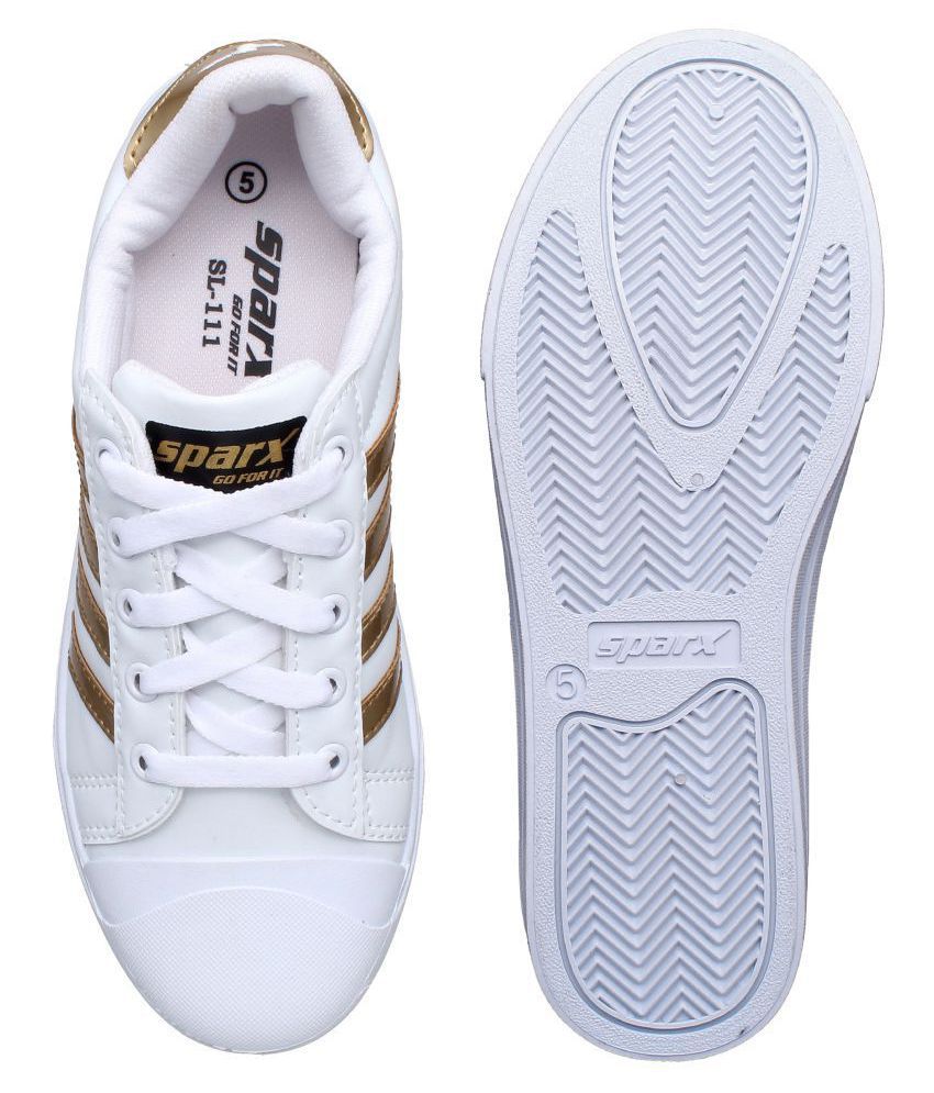 sparx white shoes for women's