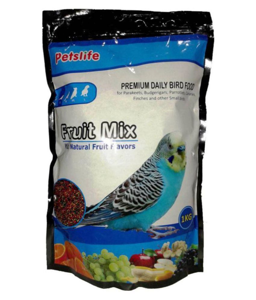 petslife fruit mix bird food