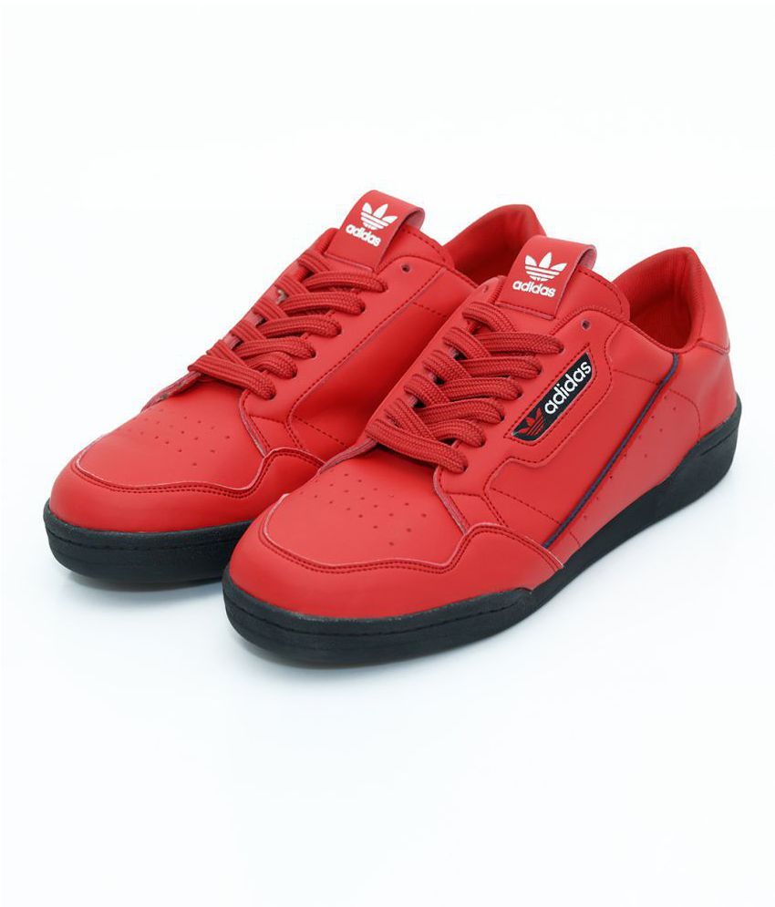 adidas continental pink and red