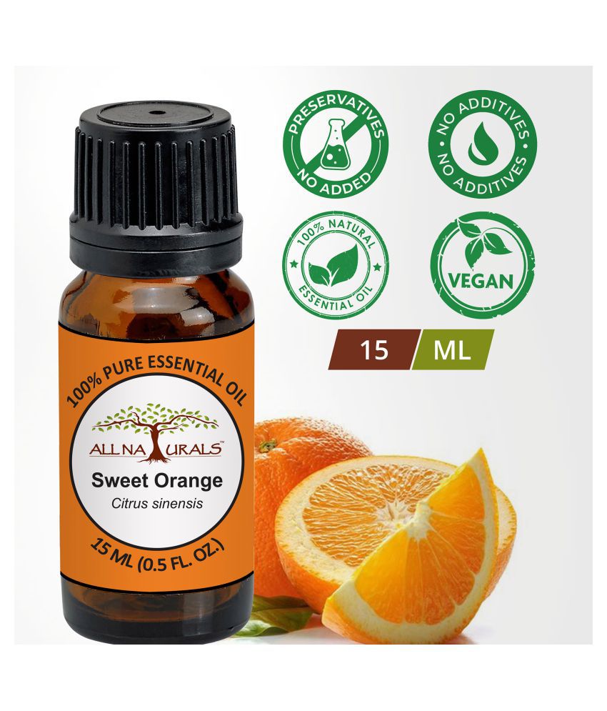 All Naturals Orange Essential Oil 15 mL