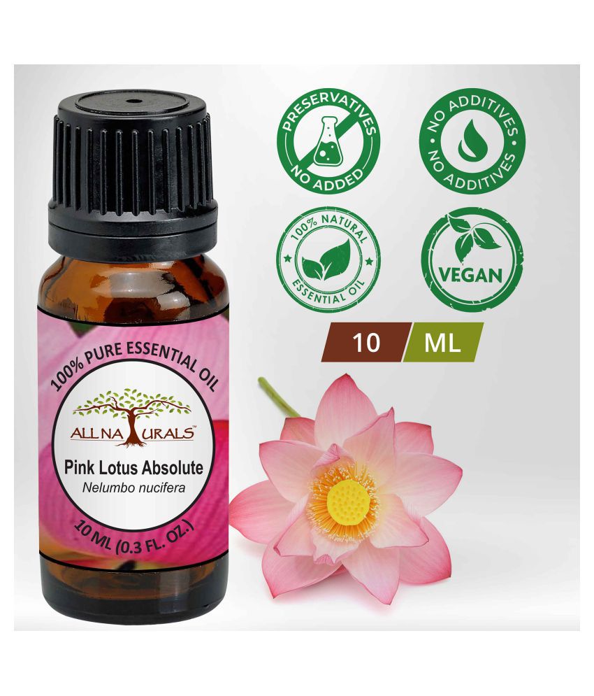 All Naturals Pink Lotus Absolute Essential Oil 10 mL