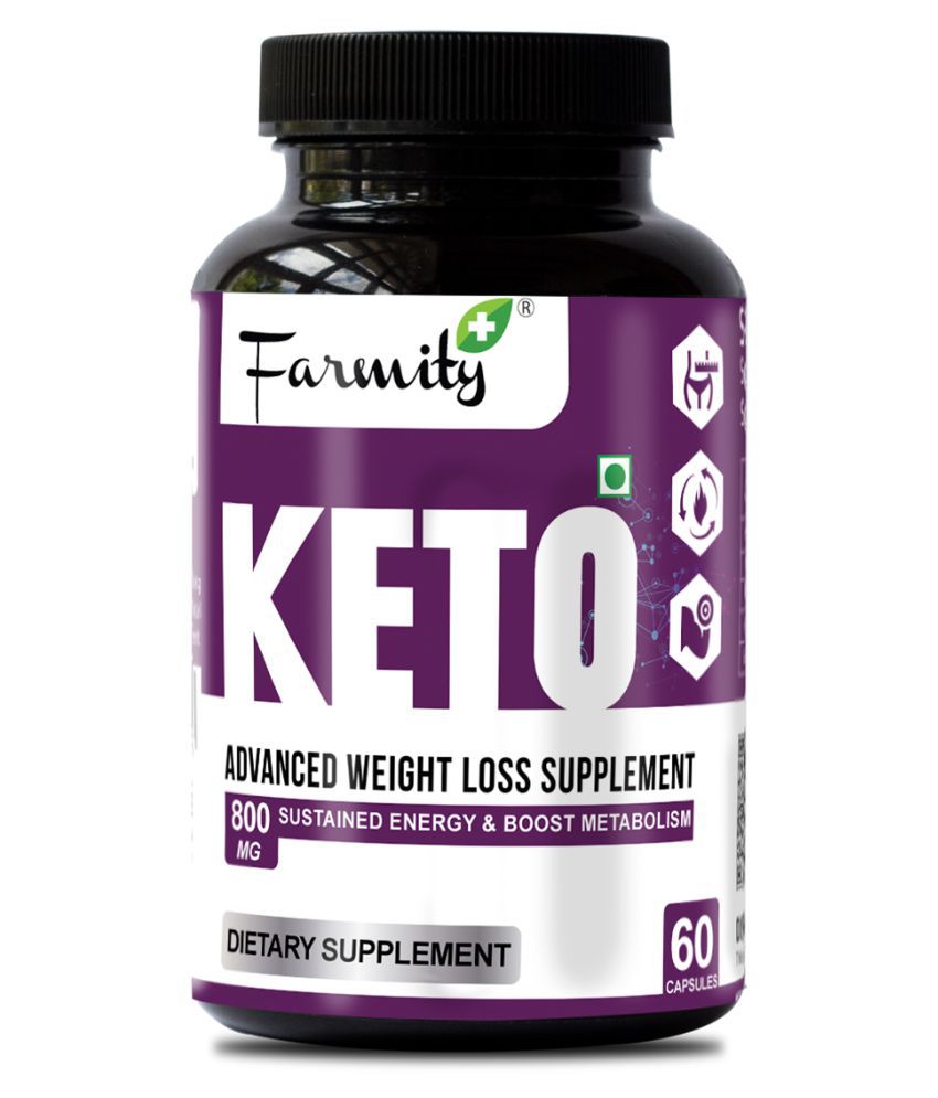 farmity Keto 800 mg  60 pack 1 5 mg Natural