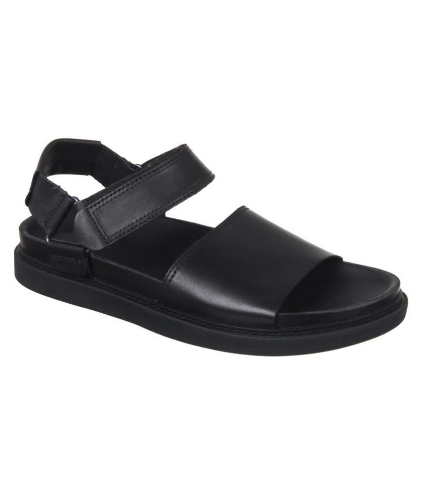 clarks retro leather painted sandals