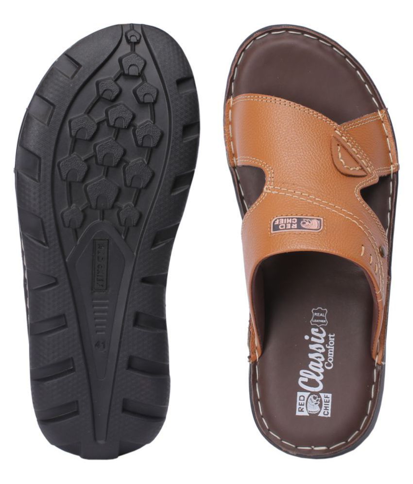 red chief tan slippers