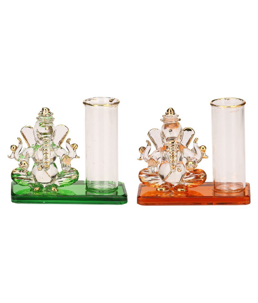     			AFAST Multicolour Glass Figurines - Pack of 2