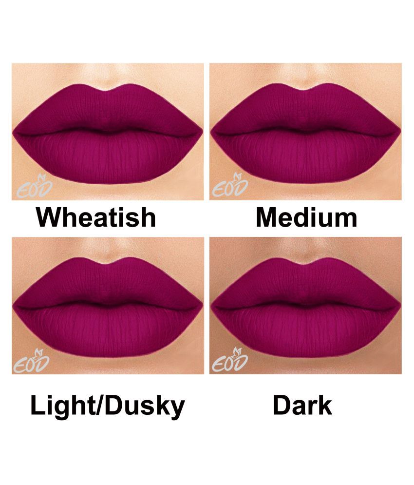 purple colour lipstick