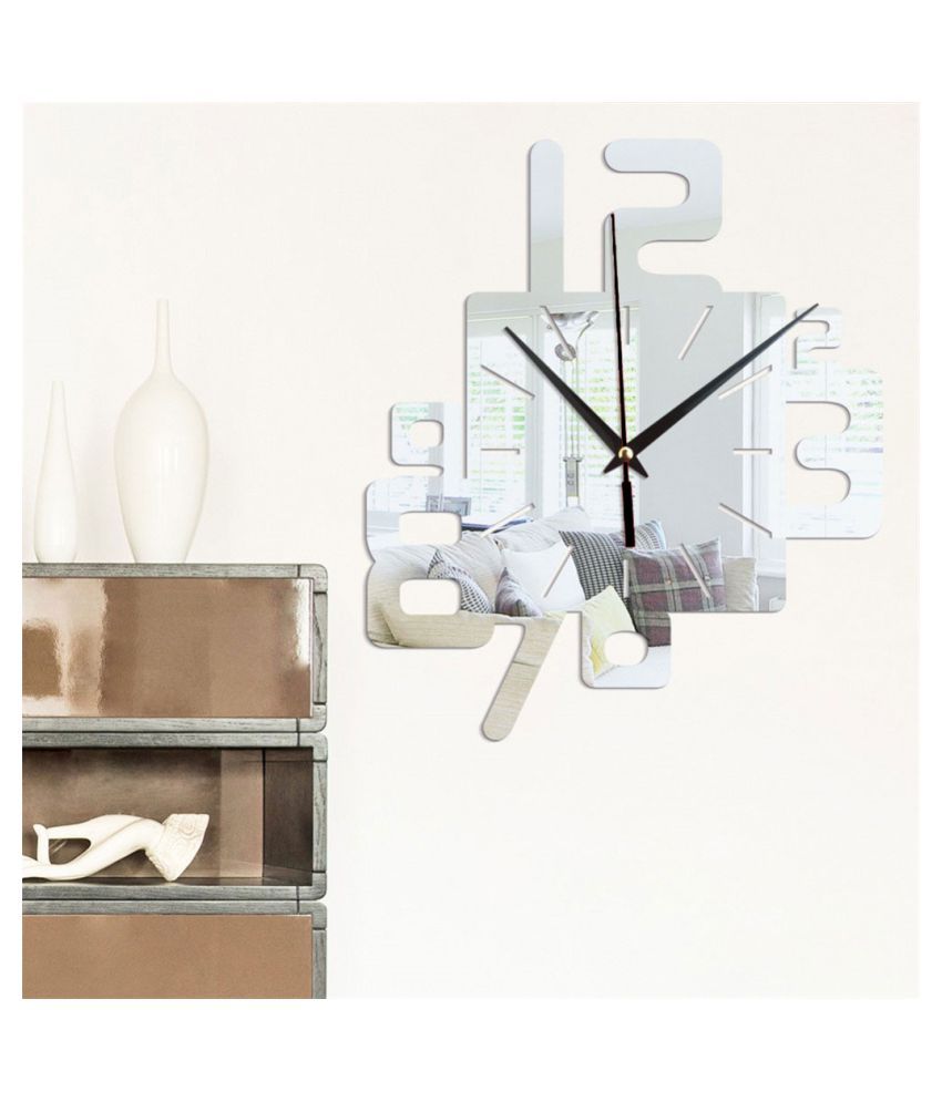 Modern 3d Mirror Geometric Digital Mirror Wall Clock Home Office Interior Decor Buy Modern 3d Mirror Geometric Digital Mirror Wall Clock Home Office Interior Decor At Best Price In India On Snapdeal